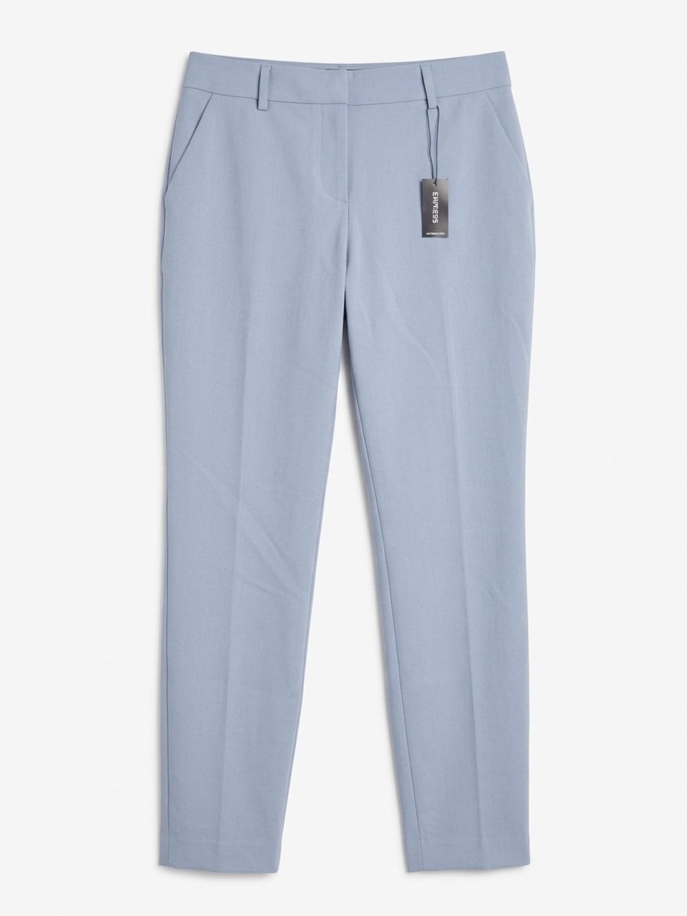 Express Women's Light Blue Skinny Dress Pants - Pale Blue